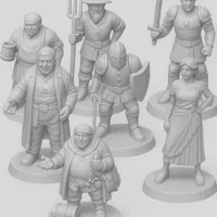 Pack de figurines PNJ pour donjon – Vol. 1 — photo 3