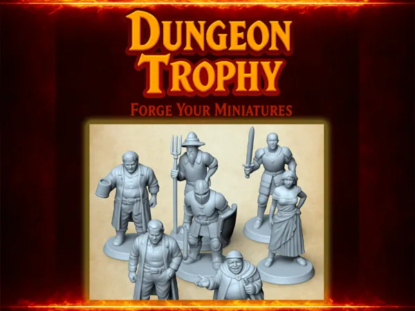 Pack de figurines PNJ pour donjon – Vol. 1
