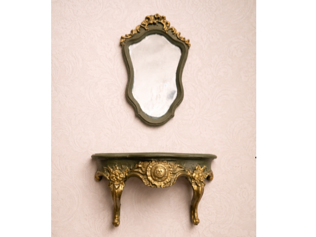 Rococo Wall Console Set