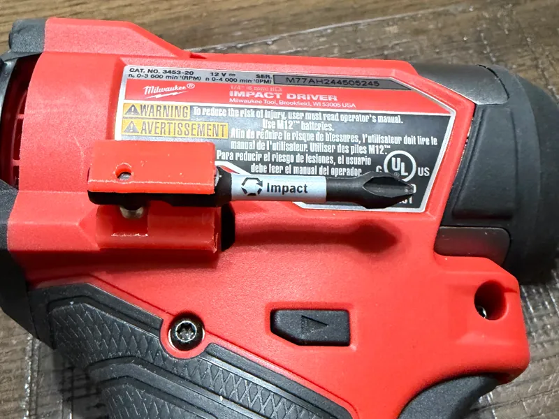 Milwaukee M12 Fuel Single Bit Holder