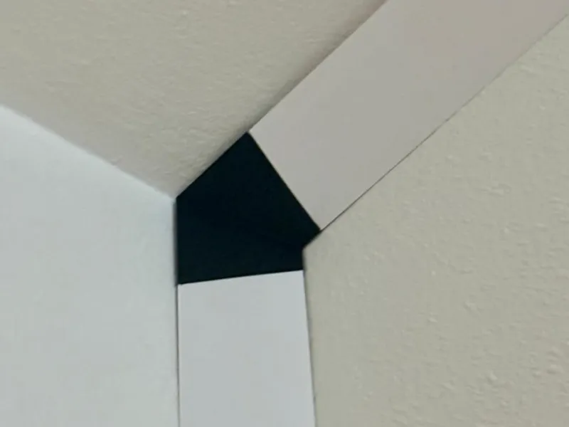 90° Bent Corner Piece for Corner Wall Cable Duct