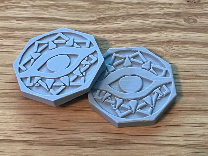 Pièce de platinium inspiré de Diablo 4