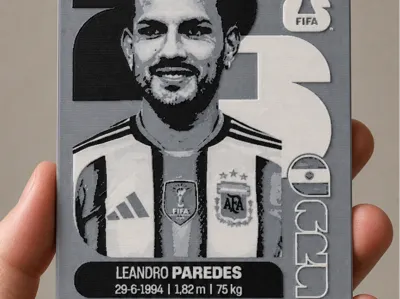 Sticker World Cup Paredes (the butcher)