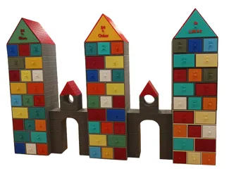 Adventskalender-Turm (modular, erweiterbar)