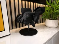 Fancy Oranda Goldfish Sculpture 23cm