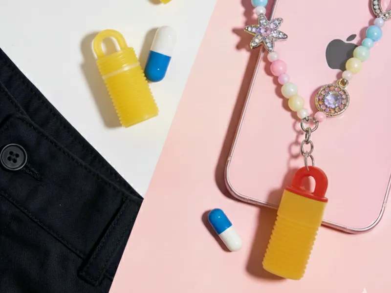 Pocket-Ready Mini Pill Box