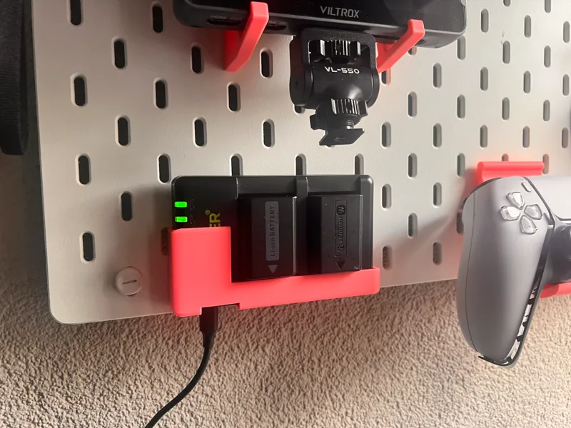 Pegboard Holder for Neewer Battery Charger