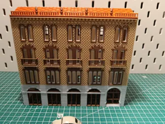 Stadthaus mit 3 Etagen und Balkonen in H0