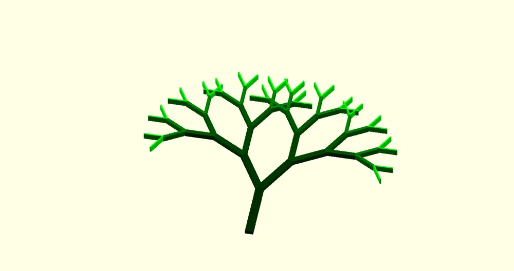 2D Y Fractal Tree Generator ! by kevToeg - MakerWorld