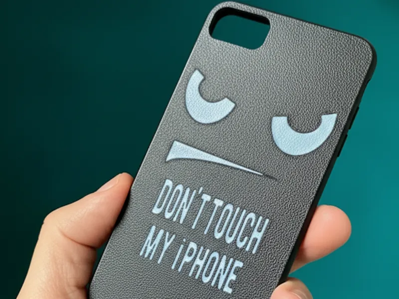 iPhone SE 3/2 g 8/7 TPU AMS don't touch my iphone