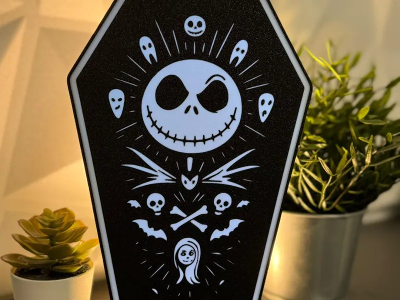 Jack Skellington ll Sarg-Lichtbox
