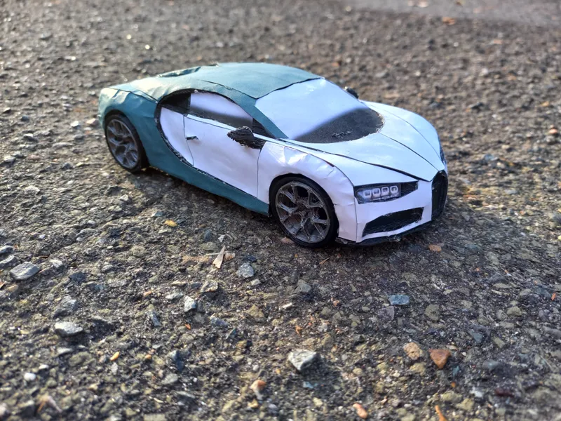 Bugatti Chiron kit card