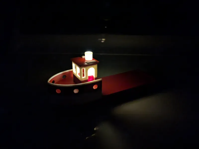 Tea Light Tugboat Tub.