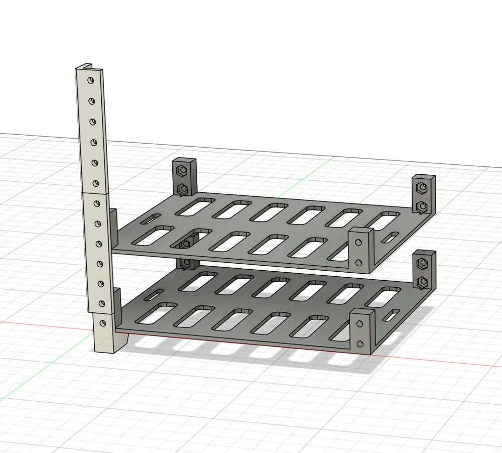 DIY modular mini rack - Free 3D Print Model - MakerWorld