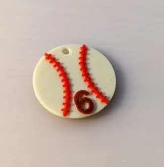 Baseball Keychain
