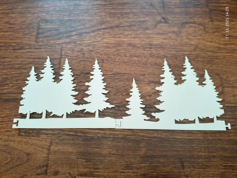 Winter Window Forrest (Silhouette Decoration)