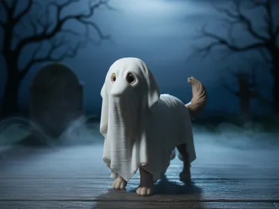 Golden Retriever Ghost