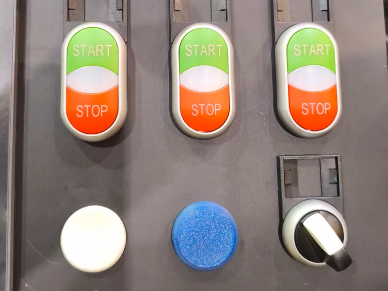 Push Button Blanking Plugs Round  D: 22mm