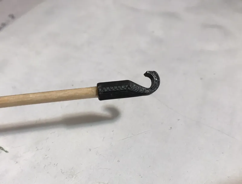Mini hook on skewer