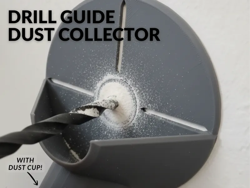 Drill Guide Dust Collector with Cup