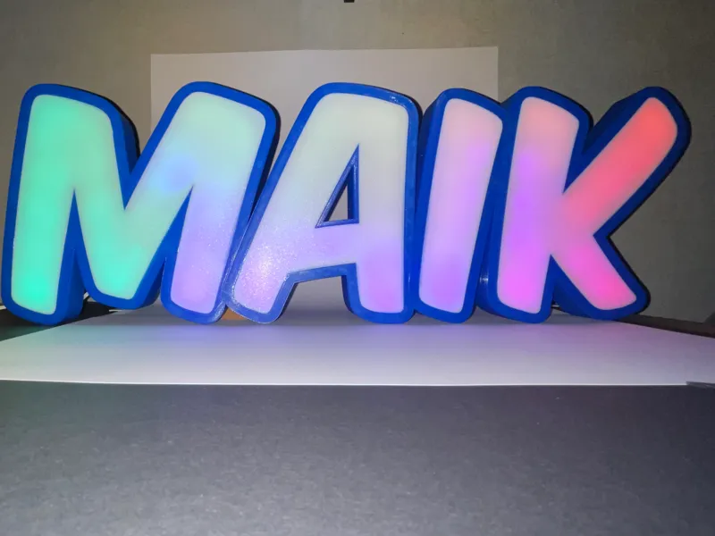 Led Name Maik