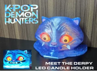 Meet the Derpy - LED candle holder