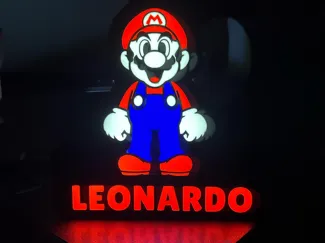 Super Mario Light Box Personalizzabile