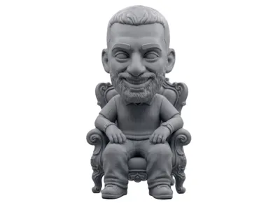 Football King: Mohamed Salah Chibi Figure