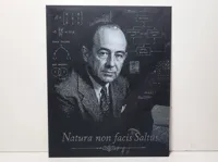 John von Neumann Hueforge - 3-Color Grayscale - 192x250 - V1