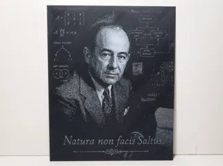 John von Neumann Portrait Hueforge - V1