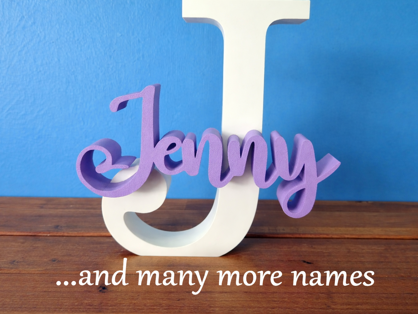 3D Letter – Personalized Name & Initial