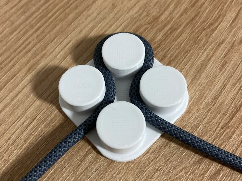 Brick like cable holder