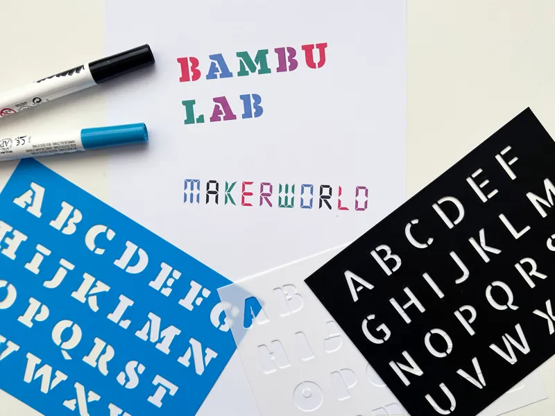 Ultimate Stencil Letters Collection for Lettering