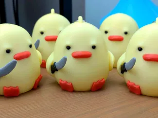 Duck With Knife