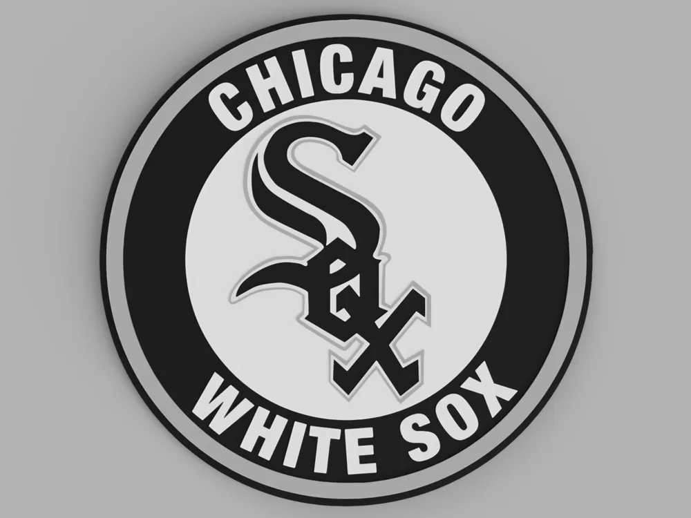 Chicago White Sox MLB coaster - Free 3D Print Model - MakerWorld