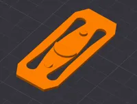 Race Track Connector With half Cutout