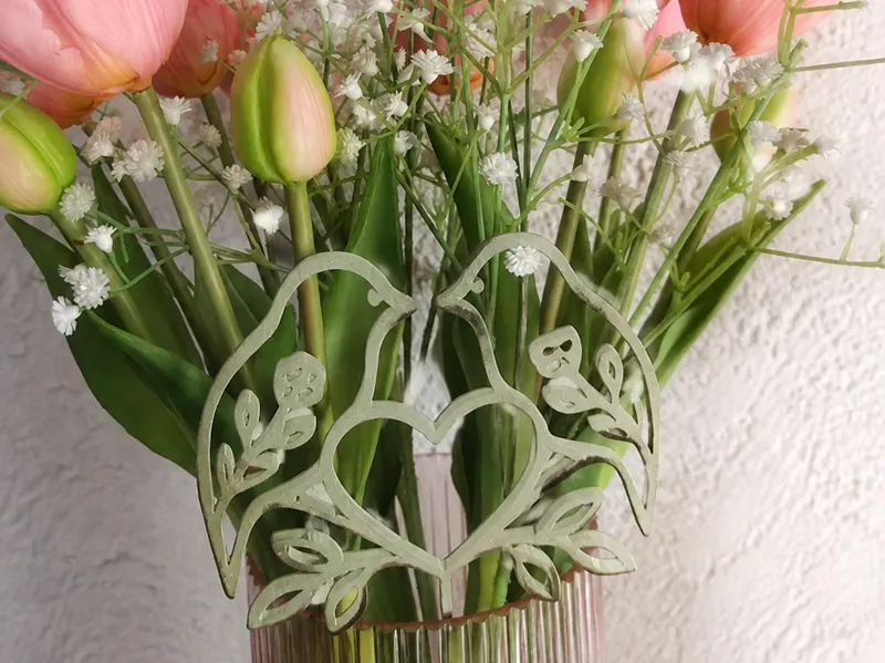Vogel-Deko - Blumenstecker