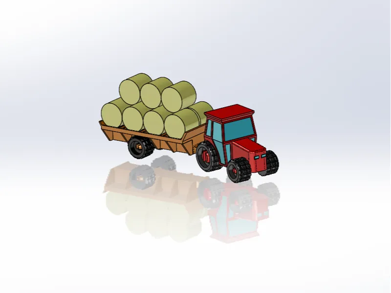 Carrello per trattore