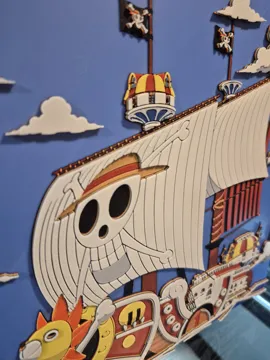 Cuadro decorativo en 3D: Thousand Sunny - One Piece Hueforge — vista de referencia 5
