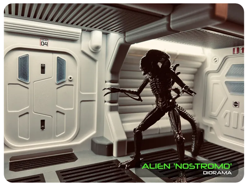 Alien 1979 'Nostromo' Diorama (1:18 Scale)