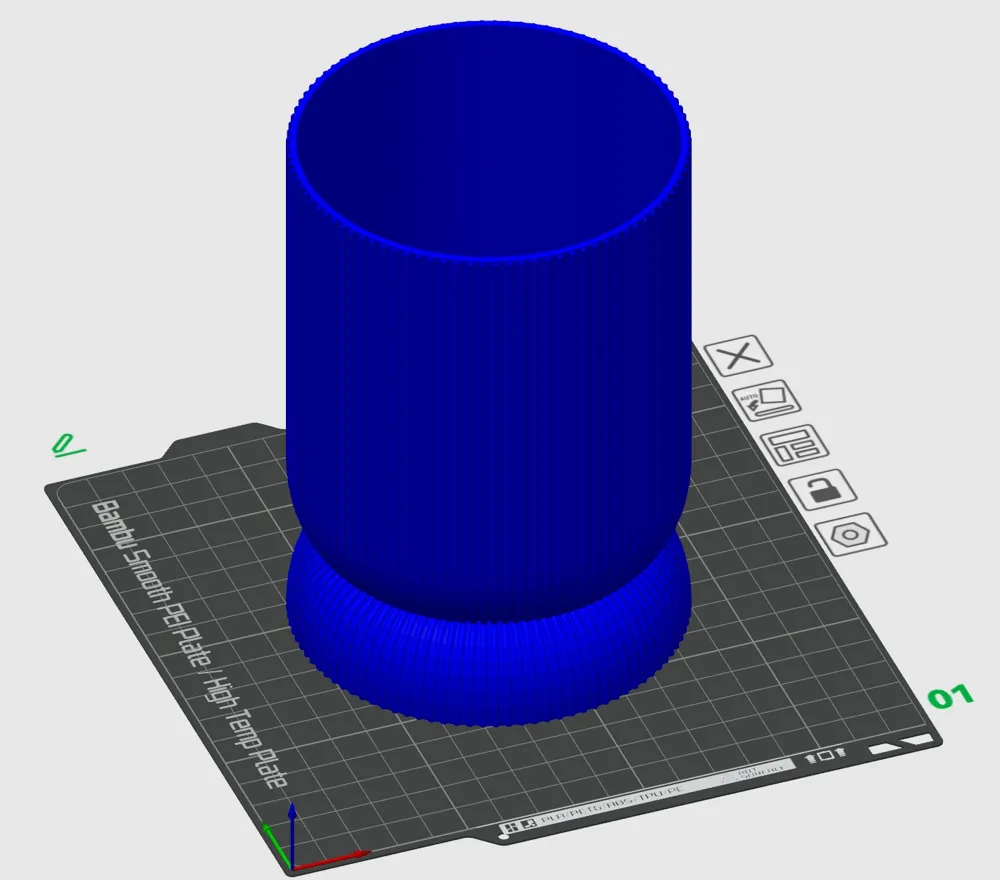Layera Ribbed Planter by LAYERA LAB MakerWorld: Download Free 3D Models