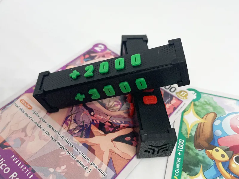 TCG Power Counter Tokens ±1K–4K | 3D Printed