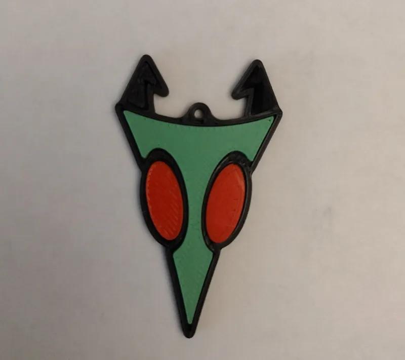 Irken keychain from Invader Zim