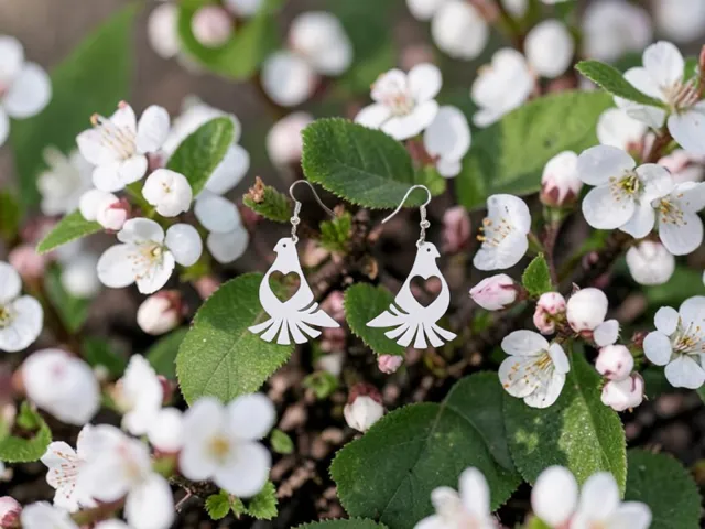 Dove of love earrings