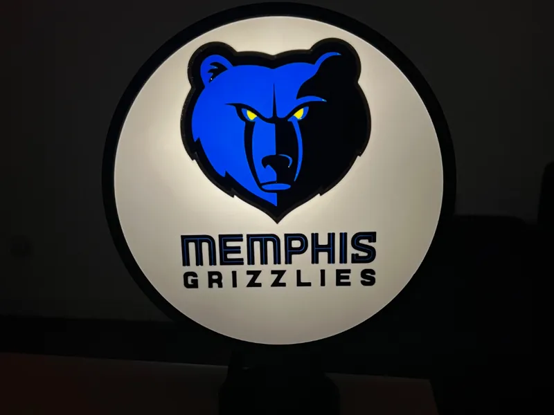 NBA LIGHTBOX MEMPHIS GRIZZLIES