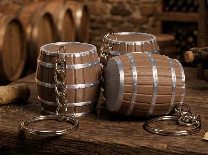 Botte di vino in miniatura, keychains