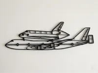 Décoration murale Boeing 747 porte-navette NASA — photo 1