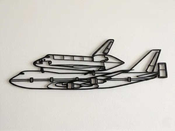 Décoration murale Boeing 747 porte-navette NASA
