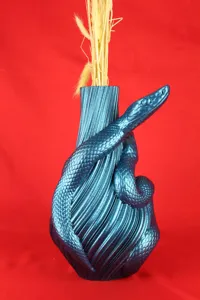 Vase trois serpents pour fleurs séchées — photo 3