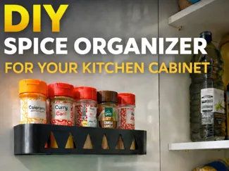 Cabinet Door Spice Organizer